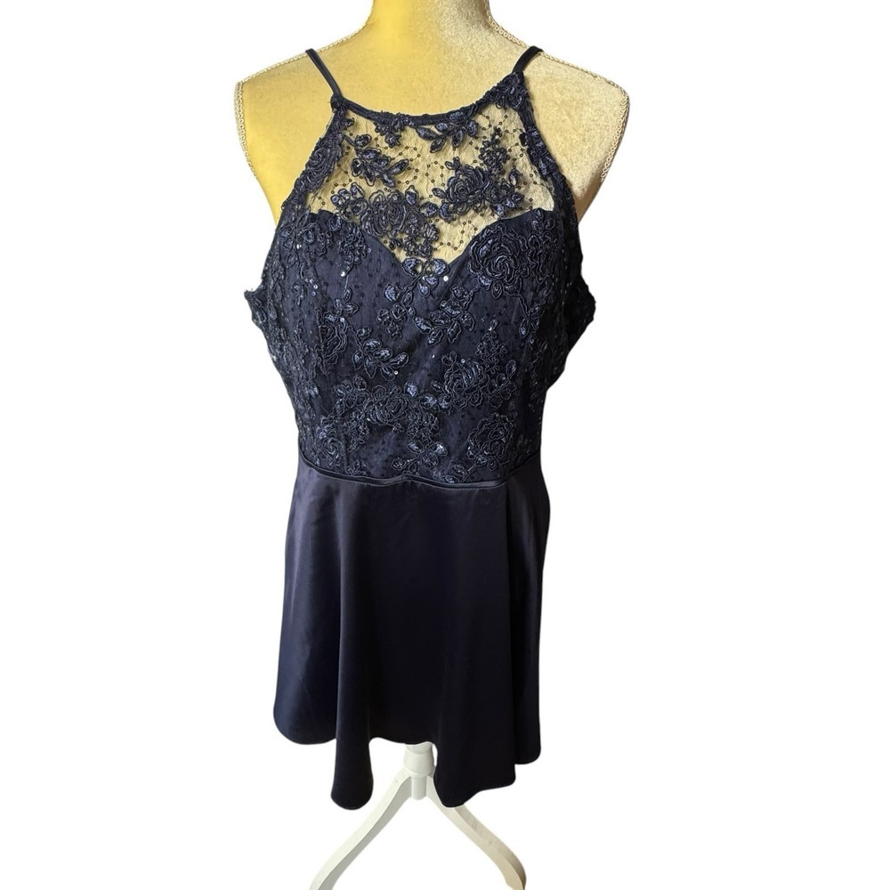 Crystal Doll Dress Size 13 Sequined‎ Fairy Black Tie Prom School Dance Y2K